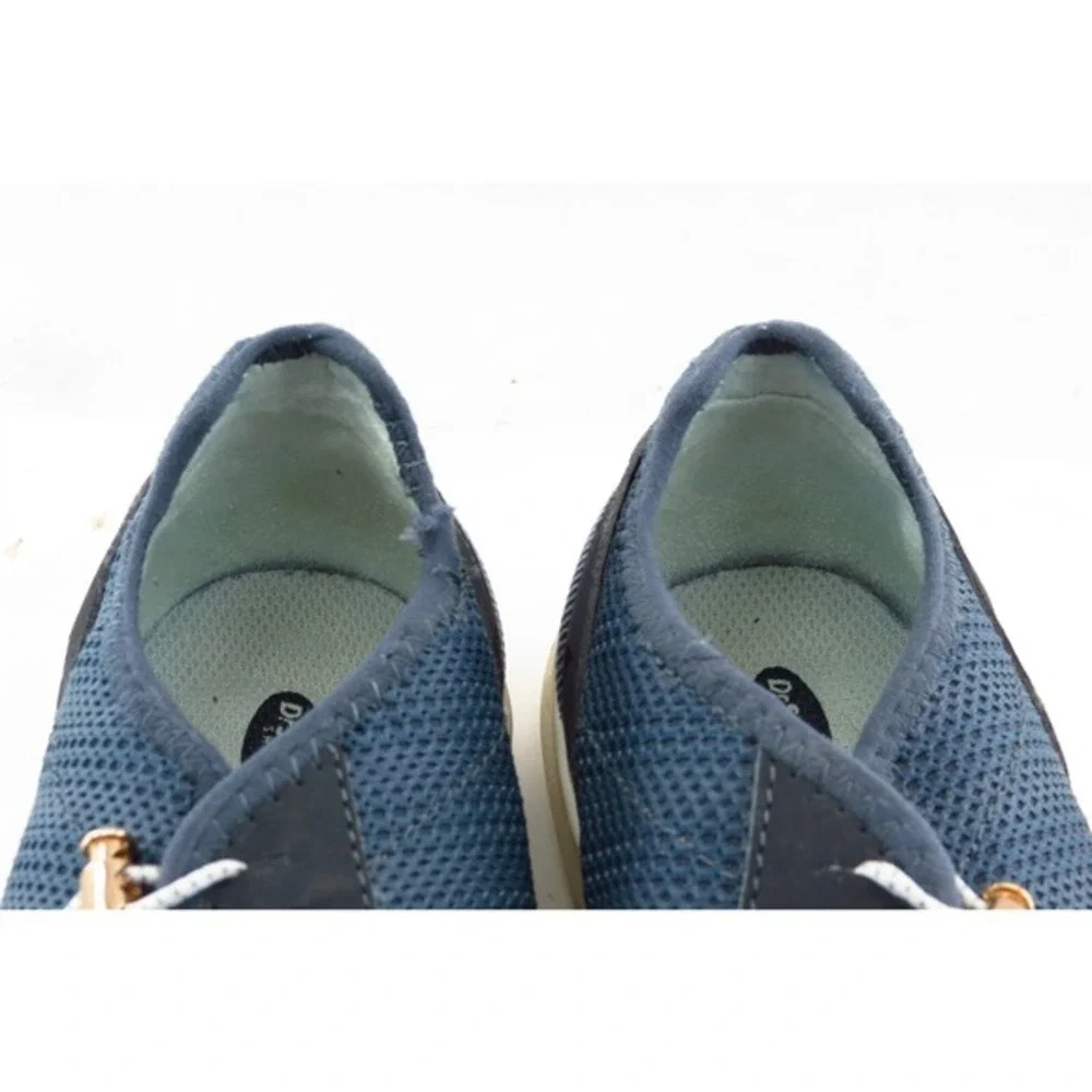 Dr. Scholl's Women's Walking Shoes Size 7.5 Blue Mesh Elastic‎ Lightweight